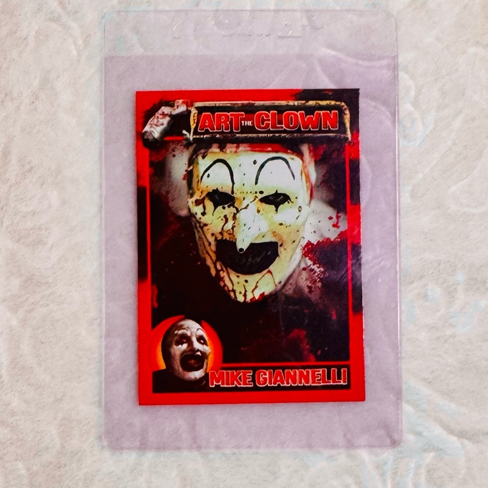 Art the Clown Trading Card - Brand New with Clear Protective Cover